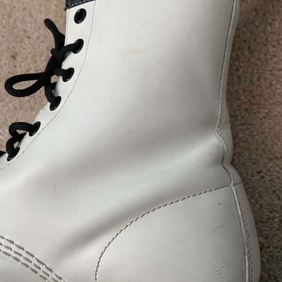 Dr. Martens White 1460 Pascal Boots Women’s 10 - Picture 9 of 16
